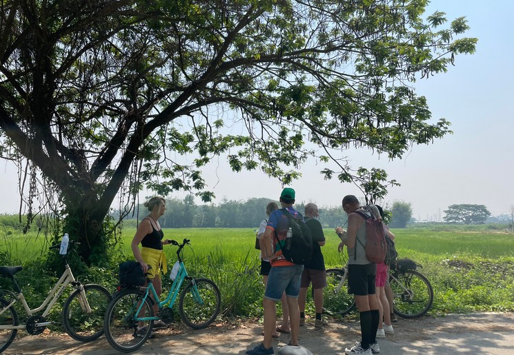Fietsen in Chiang Mai, Thailand