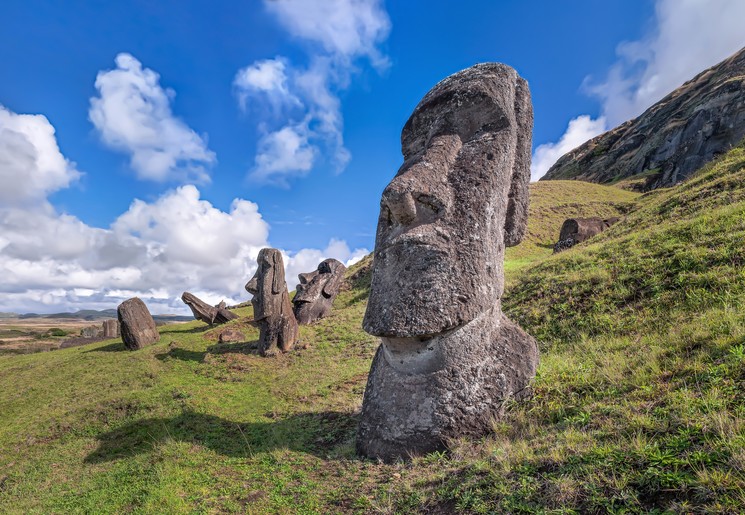 Moai Panorama paaseiland, Chili