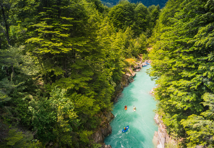 Kajakken op de Futaleufu rivier, Chili