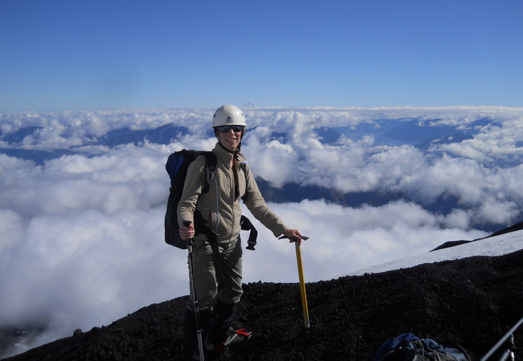 Klim naar de top van de Villarrica vulkaan, Chili