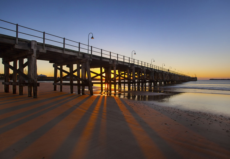 Strand bij Coffs Harbour