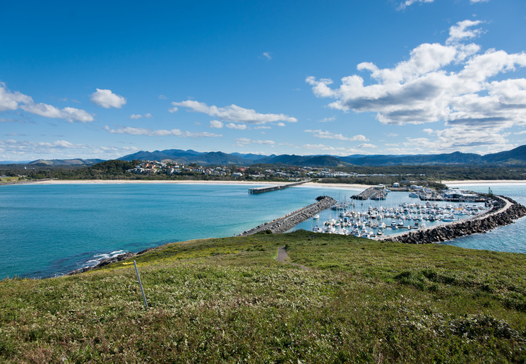 Uitzicht bij Coffs Harbour