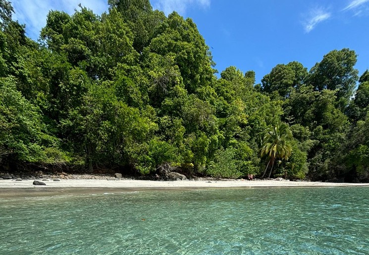 Helder water in Coiba NP