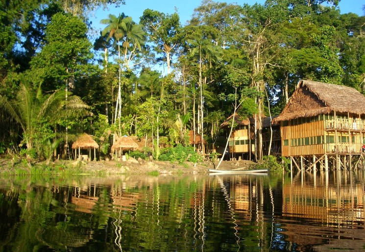 Varen door de Amazone in Colombia