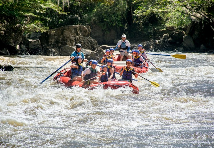Raften op de Río Fonce bij San Gil