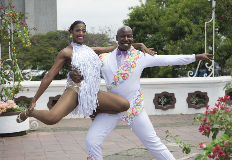 Salsa dansers in Cali, Colombia