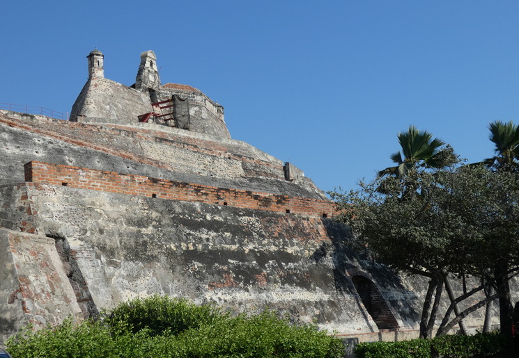Het fort Castillo de San Felipe in Cartagena