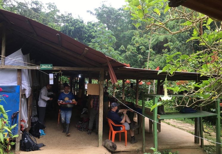 Het camp 2 in Ciudad Perdida