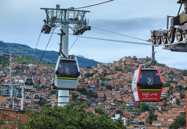 Colombia-Medellin-Metro-Cable Colombia-Medellin-Metro-Cable