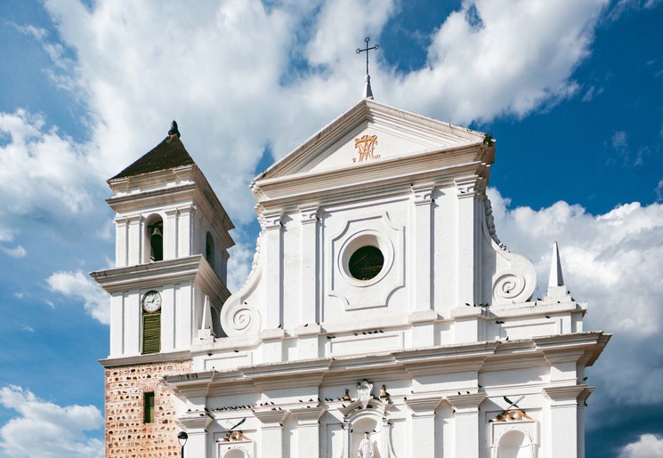 De kerk in Santa Fé de Antioquia De kerk in Santa Fé de Antioquia