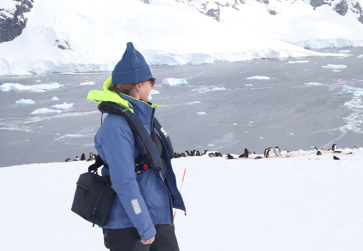 Puck tijdens de Antartica cruise