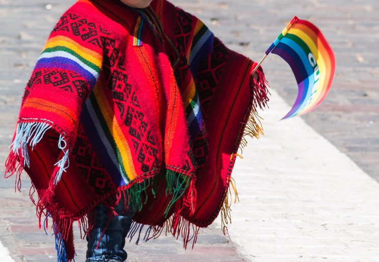 Inti Raymi festival in Plaza de Armas, Cuzco in Peru