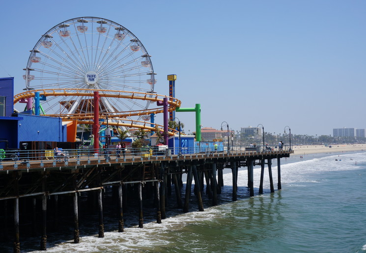 De pier van Santa Monica, Amerika
