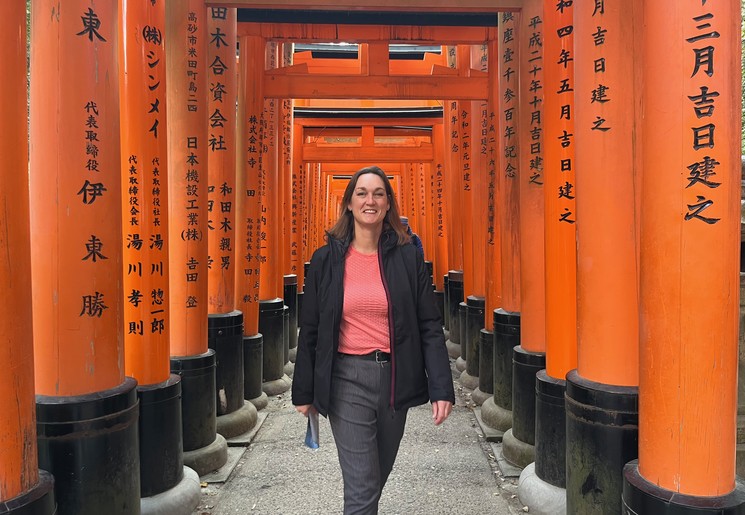 Evelyn in Japan Fushimi Inari Evelyn in Japan Fushimi Inari