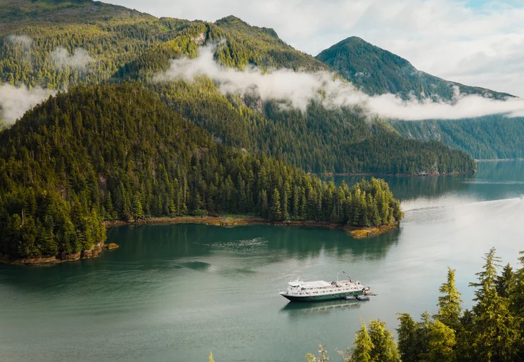 Cruise door de fjorden van Alaska, Amerika