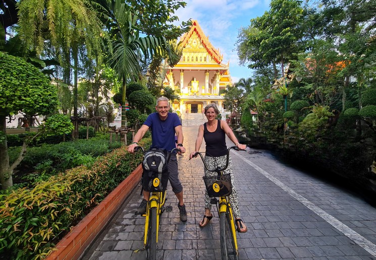 Fietsen in Bangkok