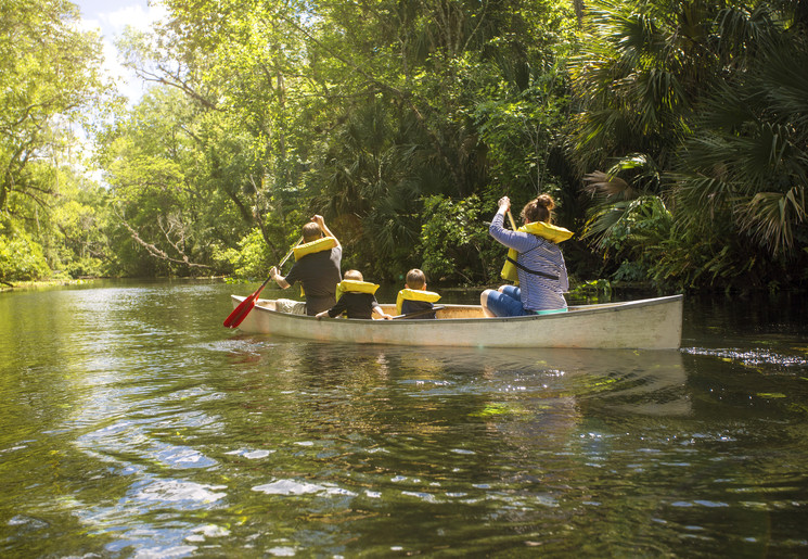 Kano bij Crystal River