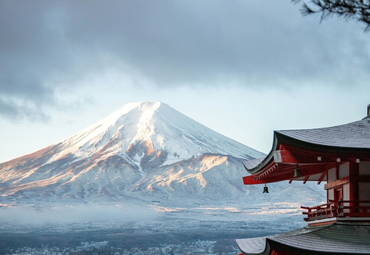 Fenomenaal uitzicht op Mount Fuji vanuit Fujinomiya