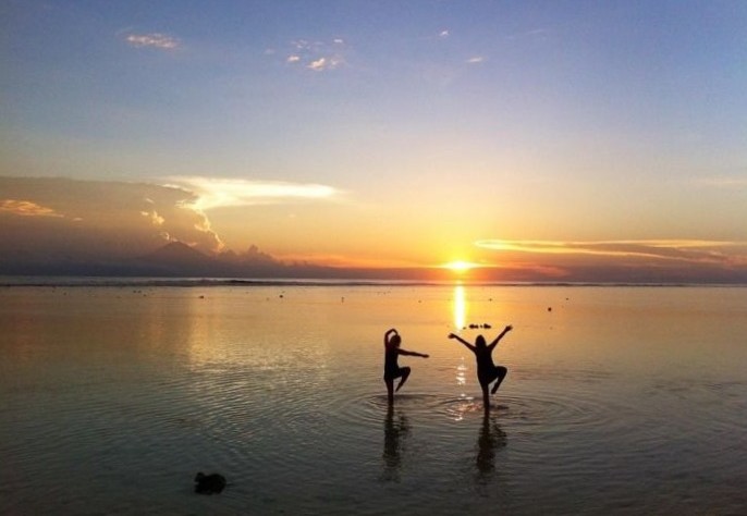 Zonsondergang op Gili Trawangan