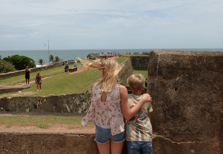 Geschiedenis in Galle met de kids