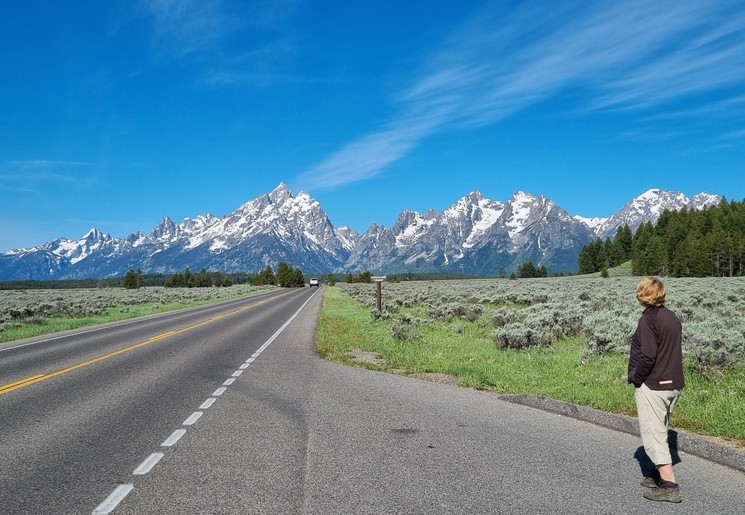 Prachtige uitzichten onderweg in Grand Teton National Park