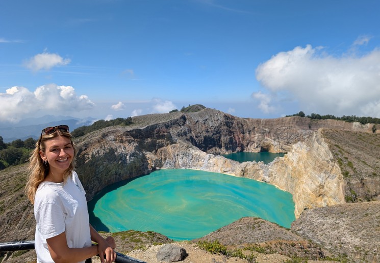 kratermeren bij Kelimutu, Flores