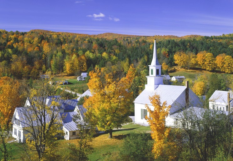 Kerk in Vermont, New England