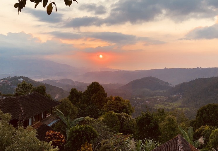 Zonsondergang op Bali