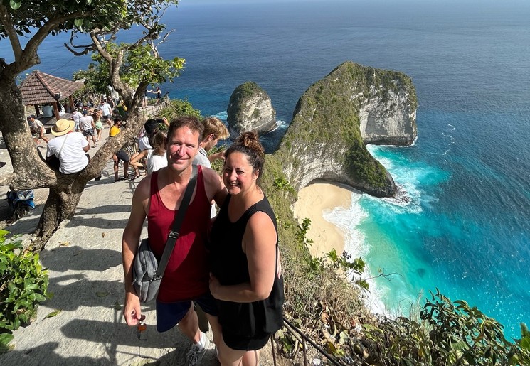 Uitzichten bij Nusa Eilanden