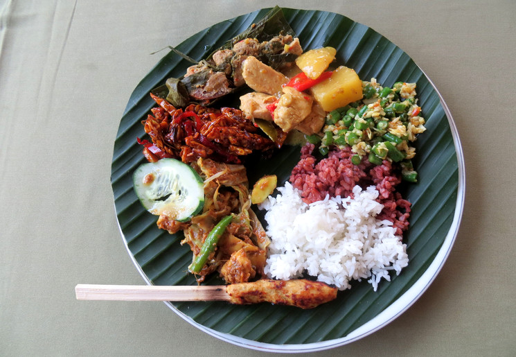 Eten bij mensen thuis op Bali