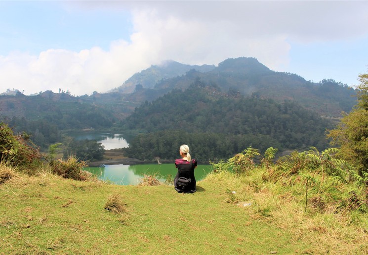 uitzicht bij Diëng Plateau, Wonosobo