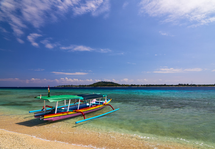 Indonesie-Lombok-Gili Meno-vissersbootje_1