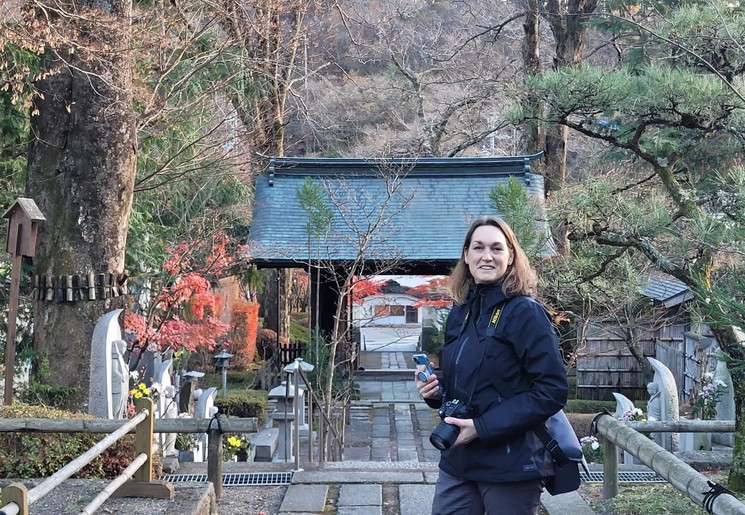 Evelyn in Japan