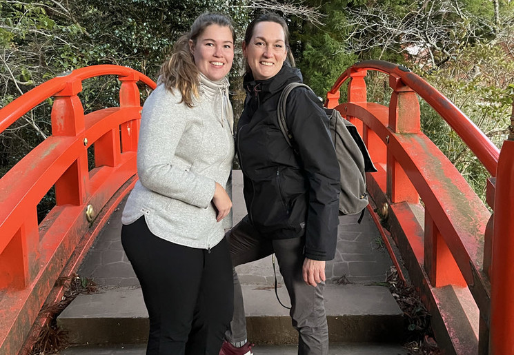 Evelyn en Wendy in Japan Evelyn en Wendy in Japan