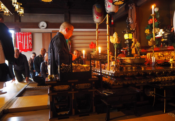 Ochtendgebed van de monniken