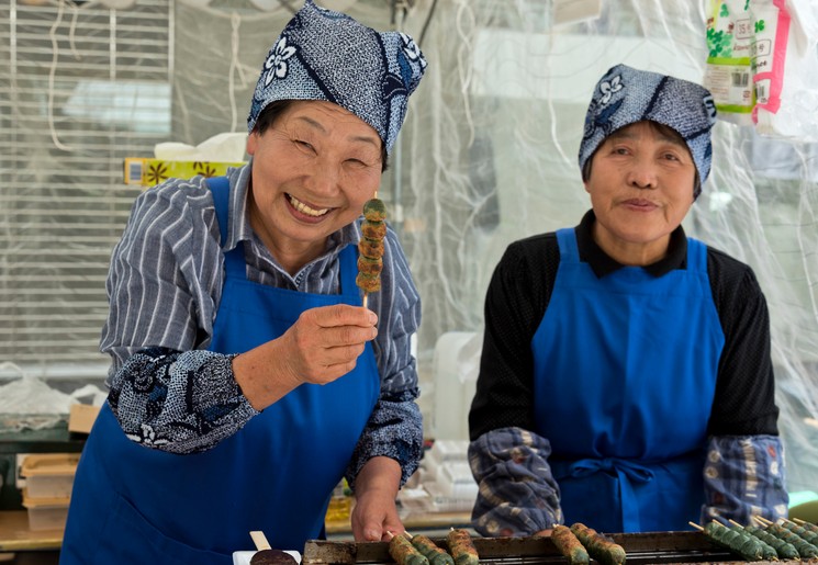 Neem een lekkere snack tussendoor in Osaka, Japan