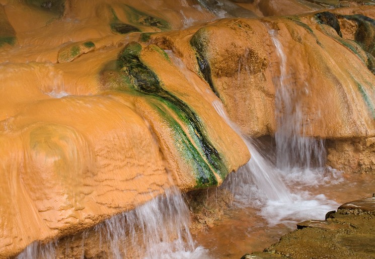 Warmwaterbronnen bij Baturaden op Java
