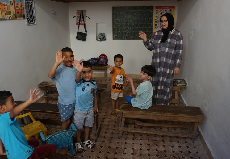 Neem een kijkje op een school in Fez