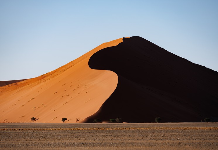 Klant Fessem bij de Sossusvlei