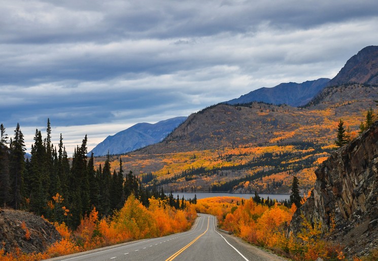Klondike Highway in Yukon, Canada