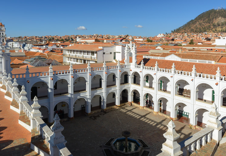Koloniale gebouwen in Sucre - Bolivia