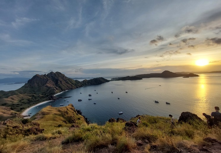 Uitzicht vanaf de top van Padar Island