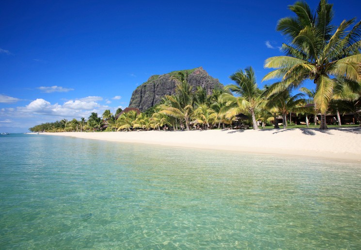 Witte bountystrand van West-Mauritius, LUX resort Witte bountystrand van West-Mauritius, LUX resort