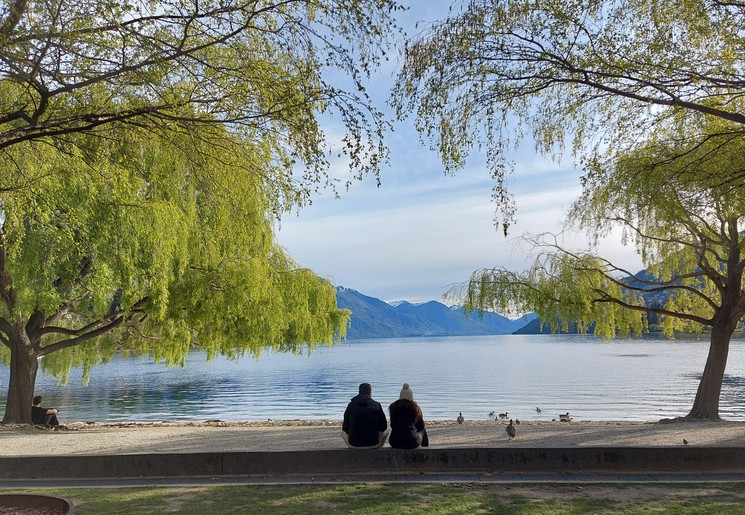Lake Whakatipu in Queenstown, NZ