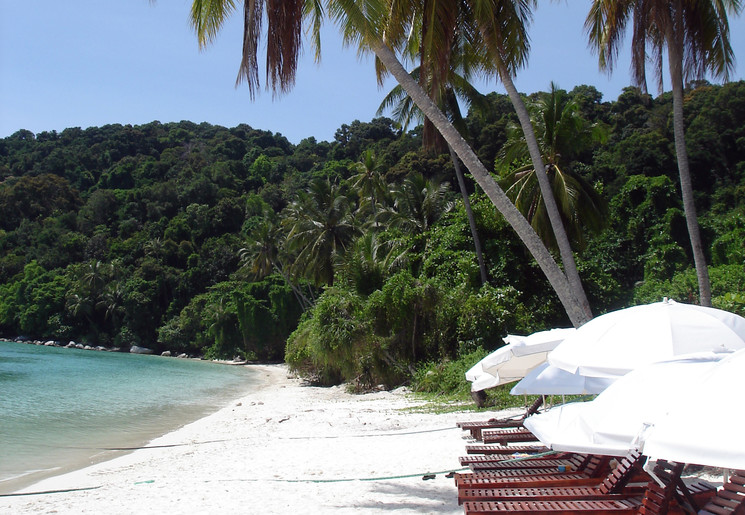 Lara snorkelen bij Pulau Perhentian Lara snorkelen bij Pulau Perhentian