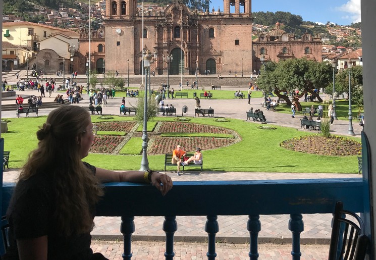 Dieneke in Peru Cuzco