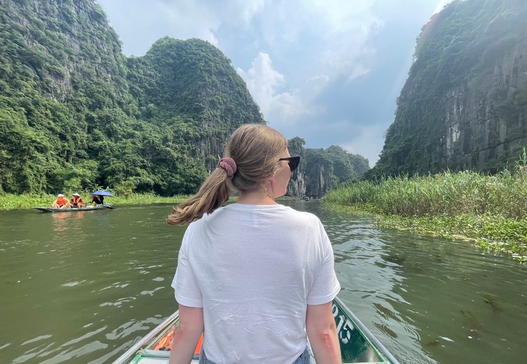 Magische boottocht in Tam Coc.