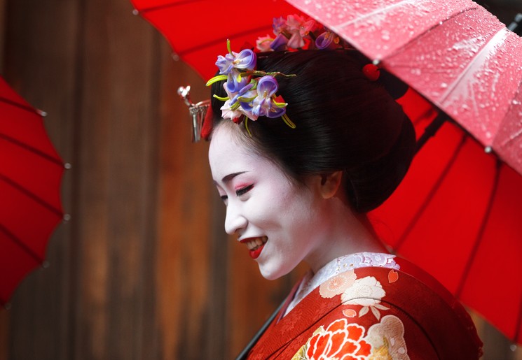 Geisha in Kyoto, Japan