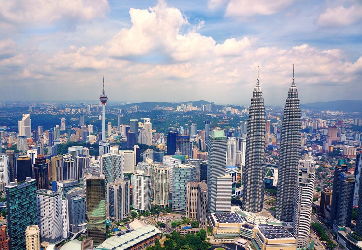 De skyline van Kuala Lumpur