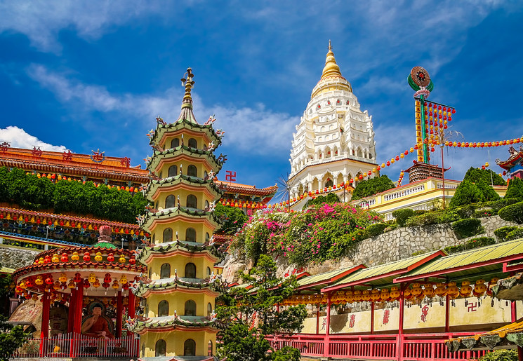 Maleisie-Penang-tempels